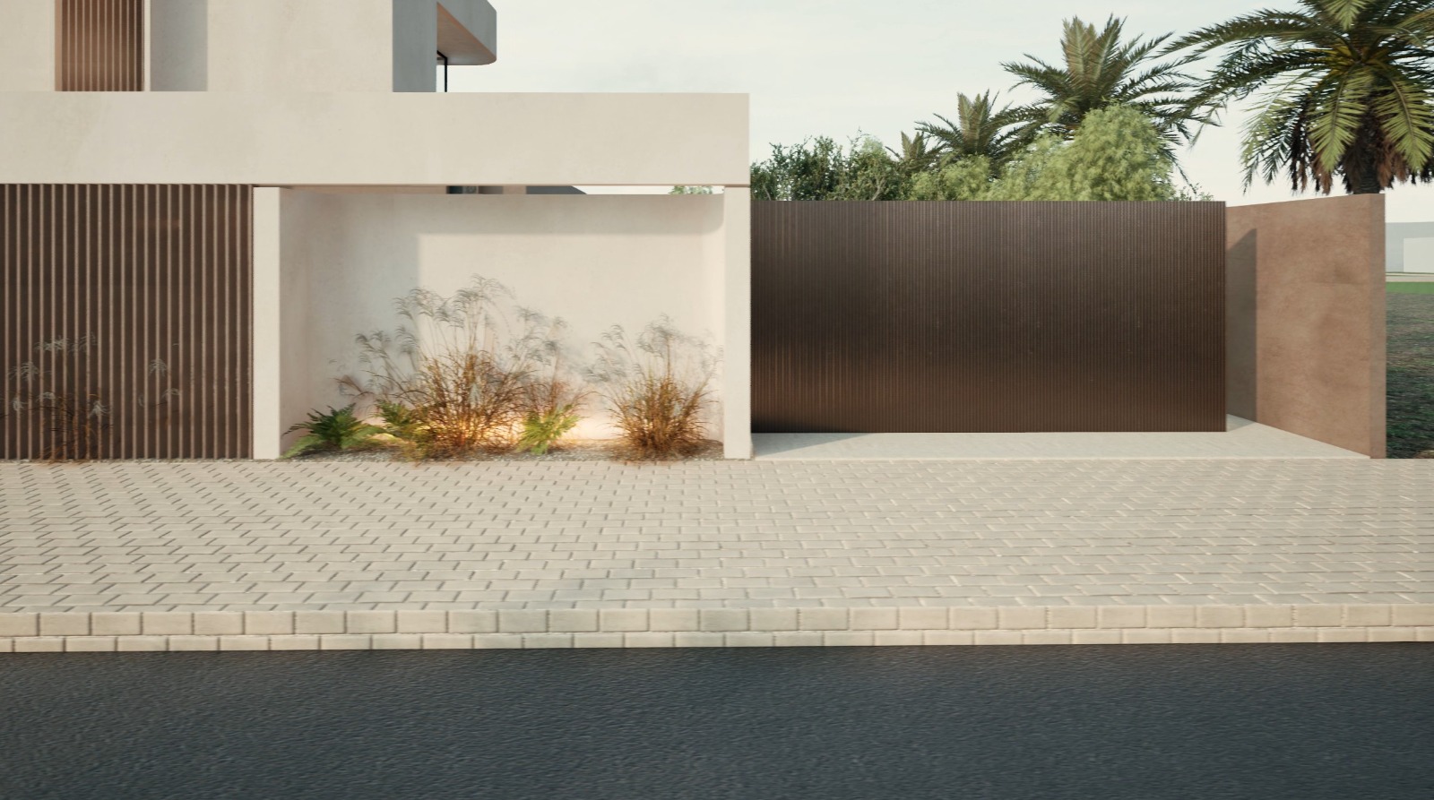 Villa Yasmeen entrance rendering